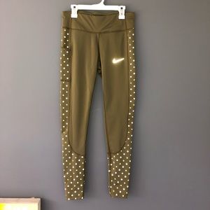 Nike olive green leggings